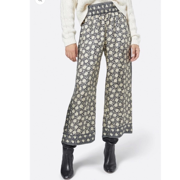 JOIE  LOWETHE SILK CROPPED PANT - Picture 1 of 7